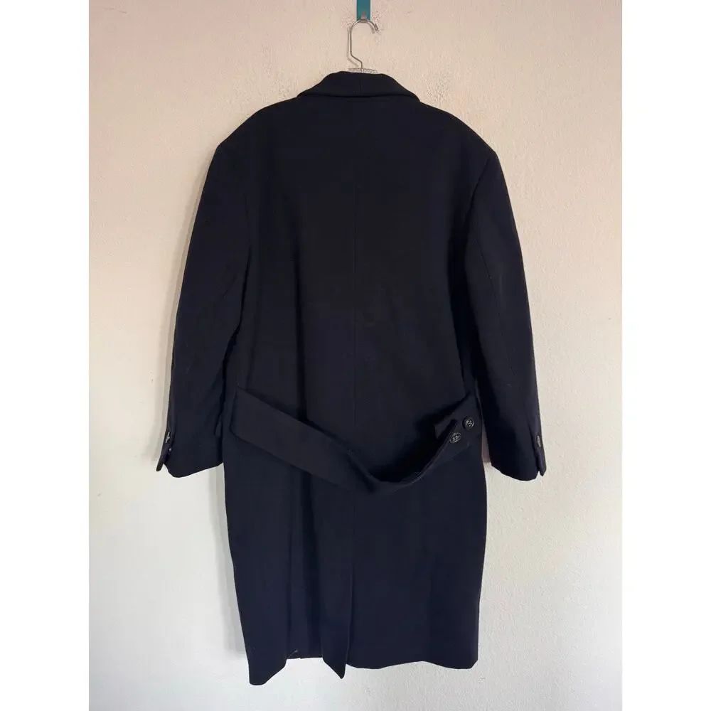 Nwt Dsquared2 Drop Shoulder Coat Midnight Blue Wool Blend Coat Us 4 — image 8 of 8